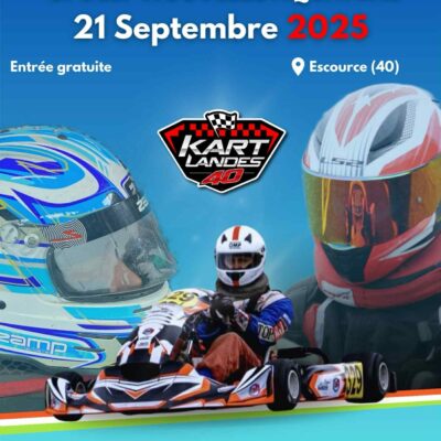 QUATRIEME EPREUVE TROPHEE UFOLEP KART NOUVELLE AQUITAINE 2025. EPREUVE D'ESCOURCE 40 - 21 SEPTEMBRE 2025